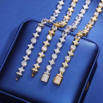 Star X Stud Chain