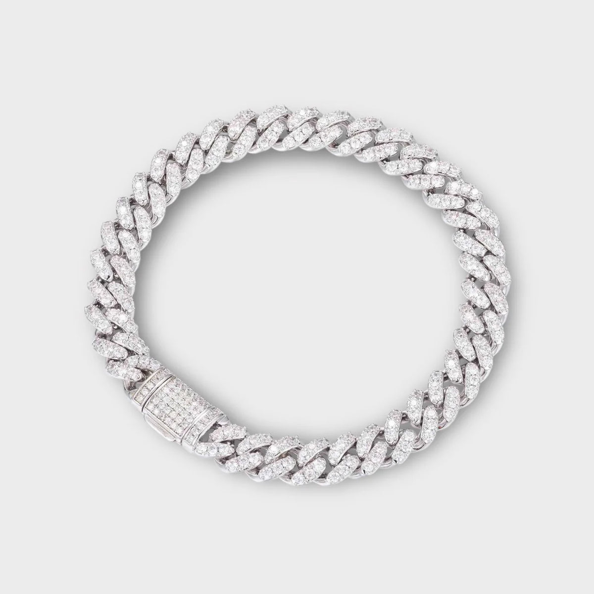 ICED Out Moissanite Cuban Link Bracelet