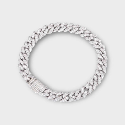 ICED Out Moissanite Cuban Link Bracelet