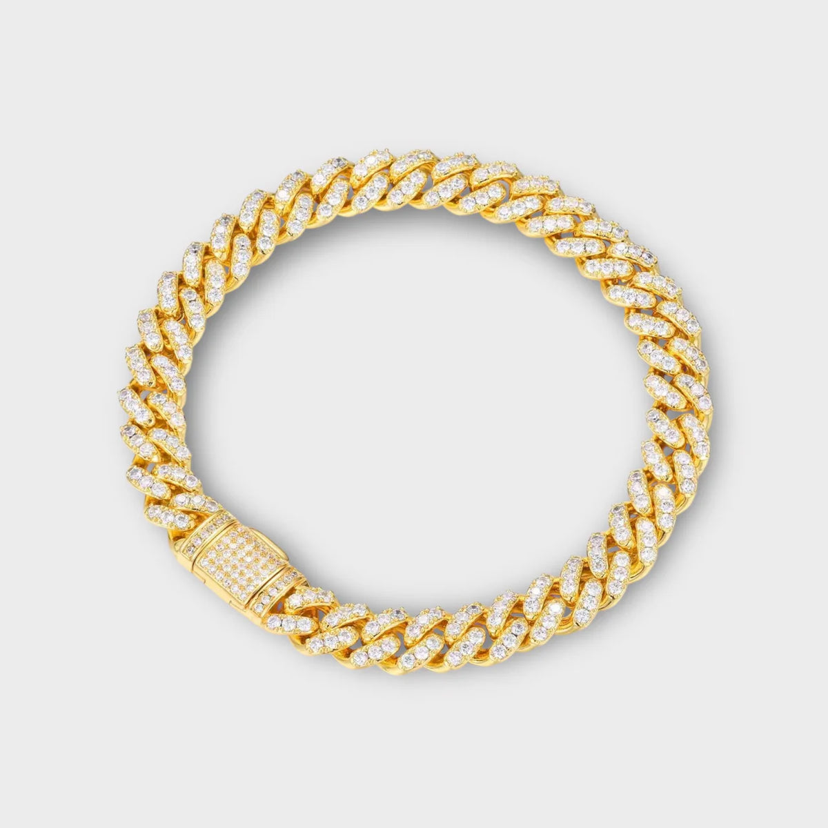 ICED Out Moissanite Cuban Link Bracelet