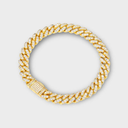 ICED Out Moissanite Cuban Link Bracelet