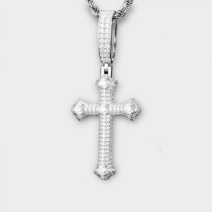 Moissanite Cross Pendant