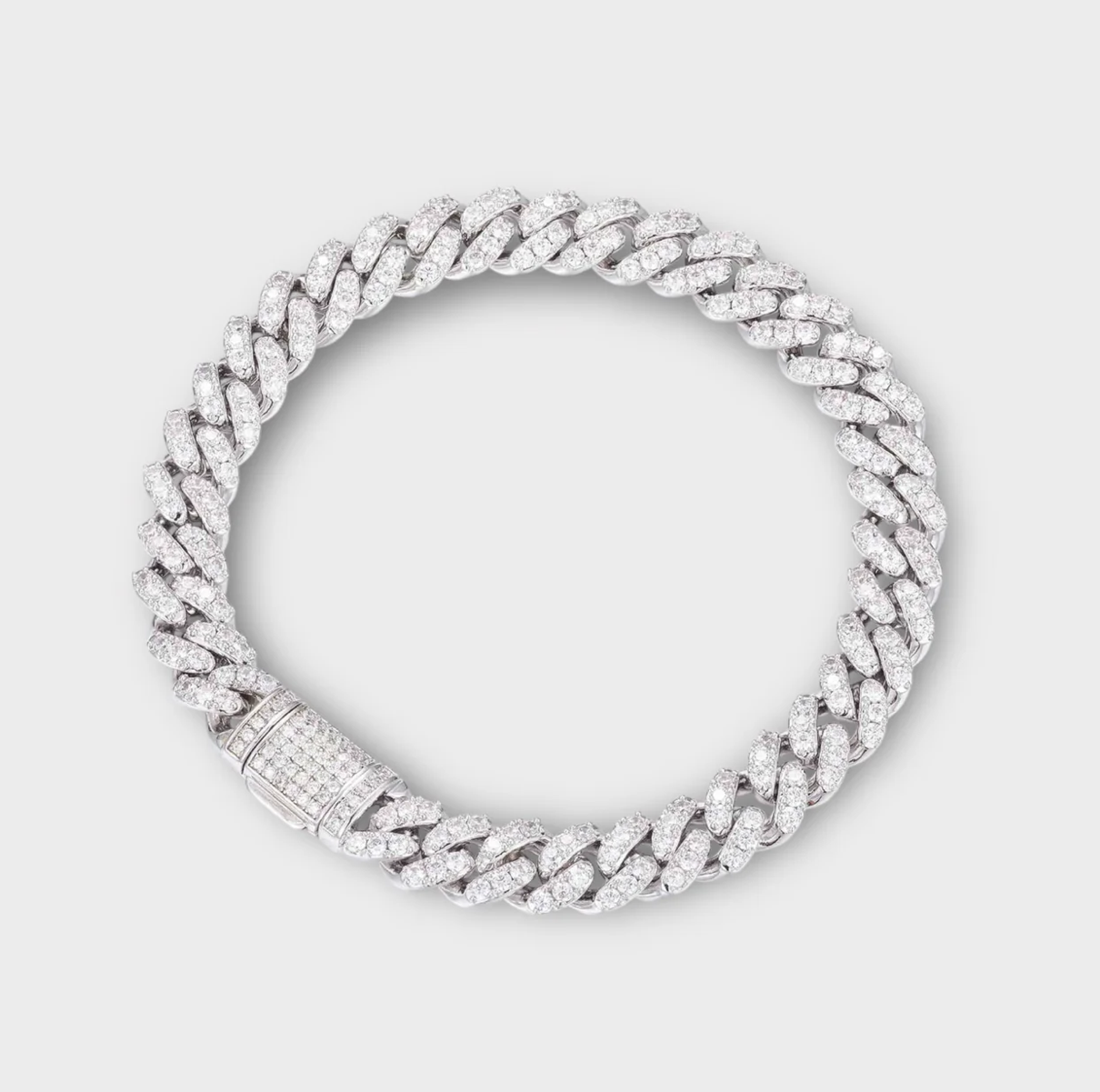 ICED Out Moissanite Cuban Link Bracelet